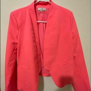 Hot pink blazer large